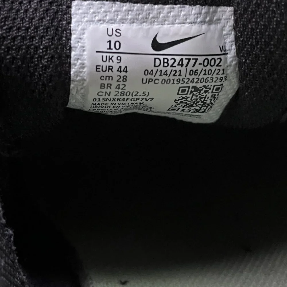 Nike Men's Crater Impact Black Shoes Sneakers Size 10 Style DB2477-002